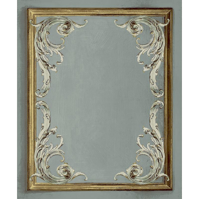 Обои Grandeco Icon 191501 Винил на флизелине (0,53*10,05) Серый/Бежевый, Вензель/Клетка