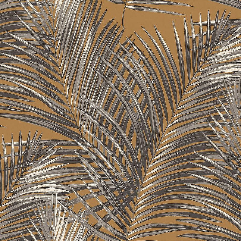 Обои LOYMINA Amazonia Ins3 004 Флизелин (1*10,05) Коричневый/Серый, Листья