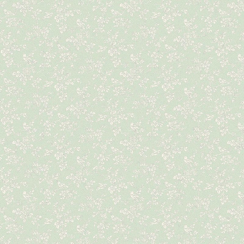 Обои LOYMINA Boudoir GT7 005/1 Флизелин (1*10,05) Зеленый/Бежевый, Листья/Птицы/Цветы