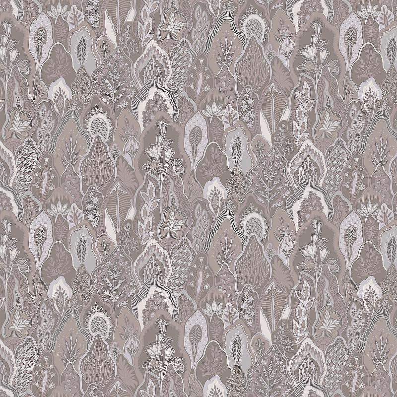 Обои LOYMINA British Style Forest BRIT4 008 Винил на флизелине (1*10,05) Коричневый/Серый, Листья/Цветы