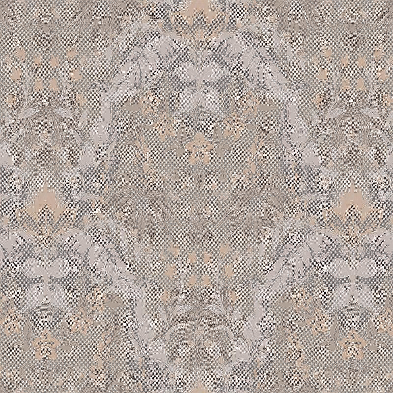 Обои LOYMINA British Style Forest BRIT6 002/1 Винил на флизелине (1*10,05) Бежевый, Листья/Цветы