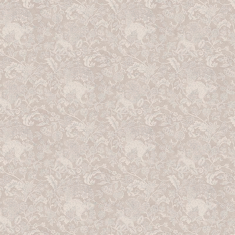 Обои Milassa Classic Estate EST7 002/1 Флизелин (1*10,05) Серый, Животные/Цветы/Листья