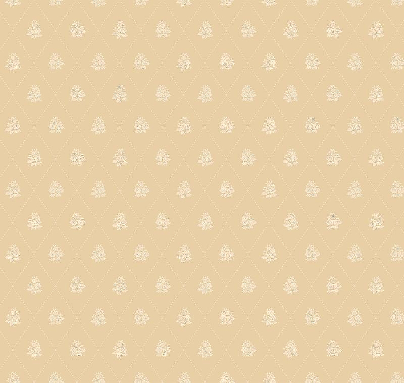 Обои Milassa Flos 2 002 Флизелин (1*10,05) Бежевый, Ромб/Цветы