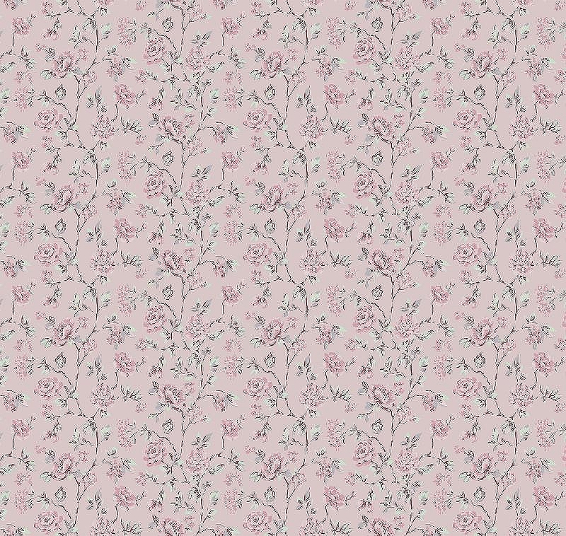 Обои Milassa Flos 3 007 Флизелин (1*10,05) Розовый, Цветы