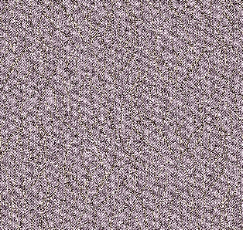 Обои Milassa Flos 5 007 Флизелин (1*10,05) Фиолетовый, Листья