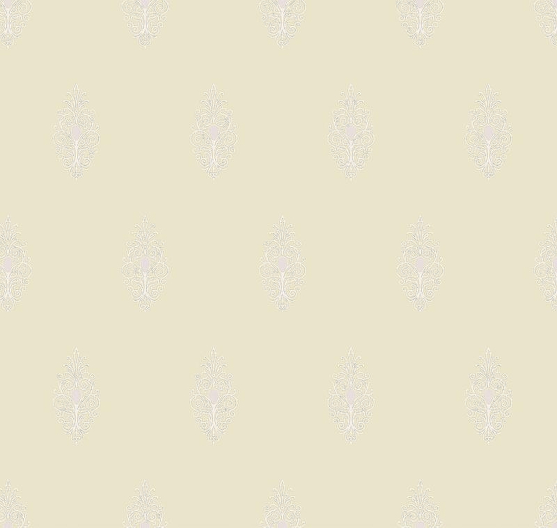 Обои Milassa Gem Gem3 001 Флизелин (1*10,05) Белый/Бежевый, Классическая лилия