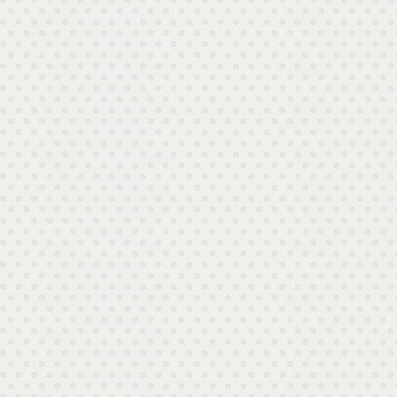 Обои Milassa Status III DM6 001 Флизелин (1*10,05) Белый/Серый, Горох