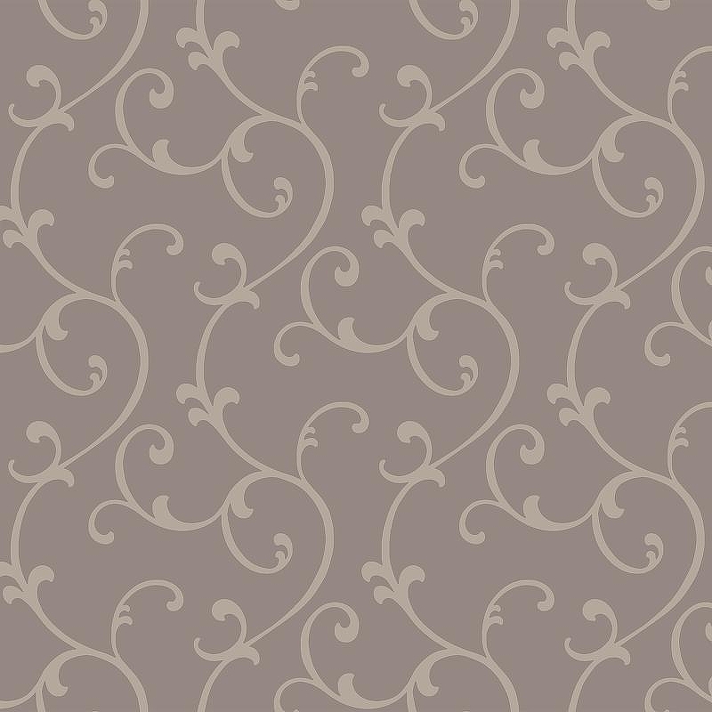 Обои Milassa Swan SW2 002/4 Флизелин (1*10,05) Коричневый/Серый, Вензель