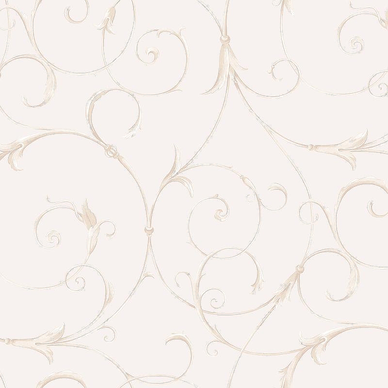 Обои Milassa Swan SW4 002 Флизелин (1*10,05) Бежевый, Вензель
