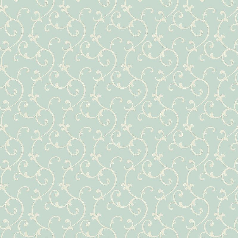 Обои Milassa Swan SW5 006 Флизелин (1*10,05) Бирюзовый, Вензель