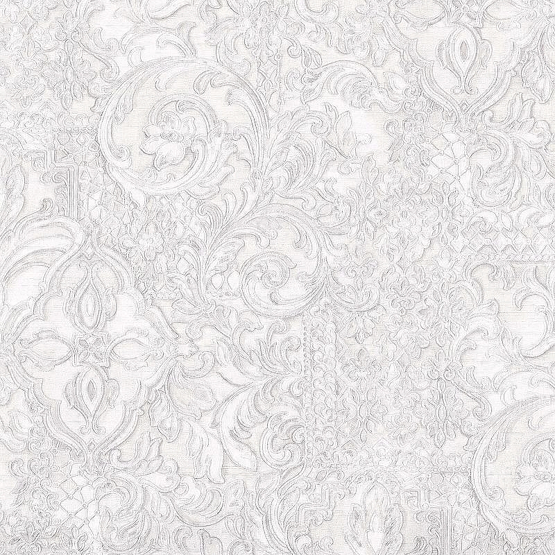 Обои Prima Italiana Carnevale 80721 Винил на флизелине (1,06*10) Бежевый/Серый, Орнамент