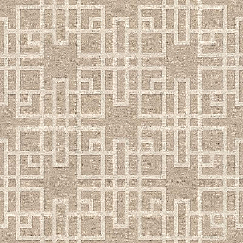 Обои RASCH Kimono 409246 Винил на флизелине (0,53*10,05) Бежевый, Геометрия