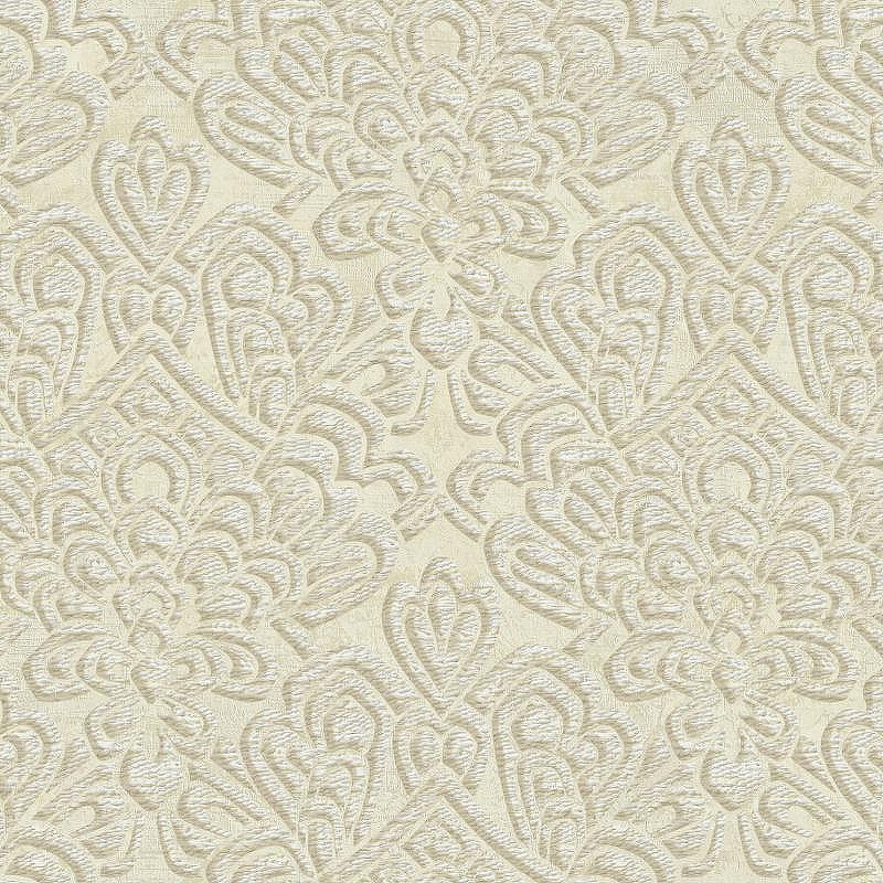 Обои Zambaiti Parati Trussardi VII 18930 Винил на флизелине (0,7*10,05) Бежевый, Дамаск