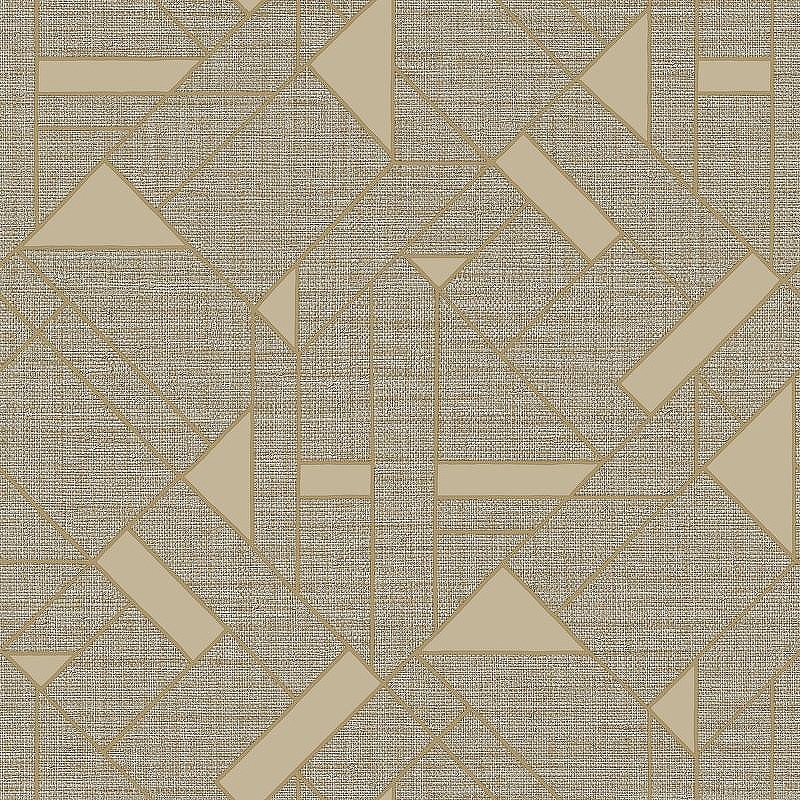 Обои Zambaiti Parati Trussardi VII 18946 Винил на флизелине (0,7*10,05) Коричневый/Золото, Абстракция/Геометрия