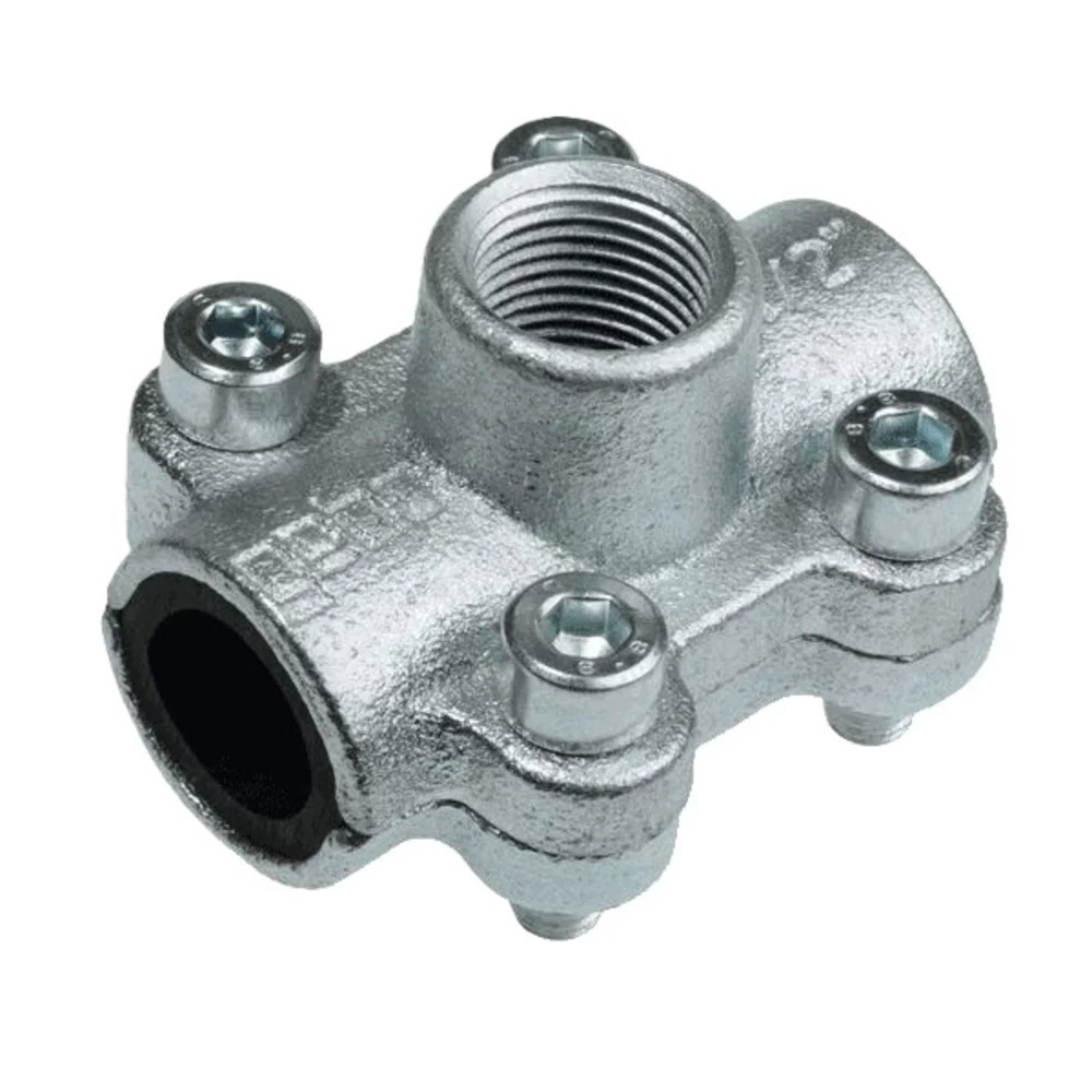 Обойма ремонтная Gebo ANB 1 1/4" х 3/4 ВР(г) с водоотводом чугунная оцинкованная (01.261.28.0402)