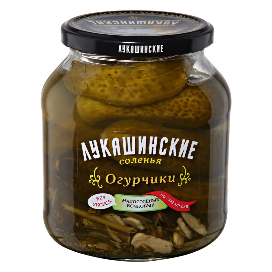 Огурчики Лукашинские по-суздальски 670 г