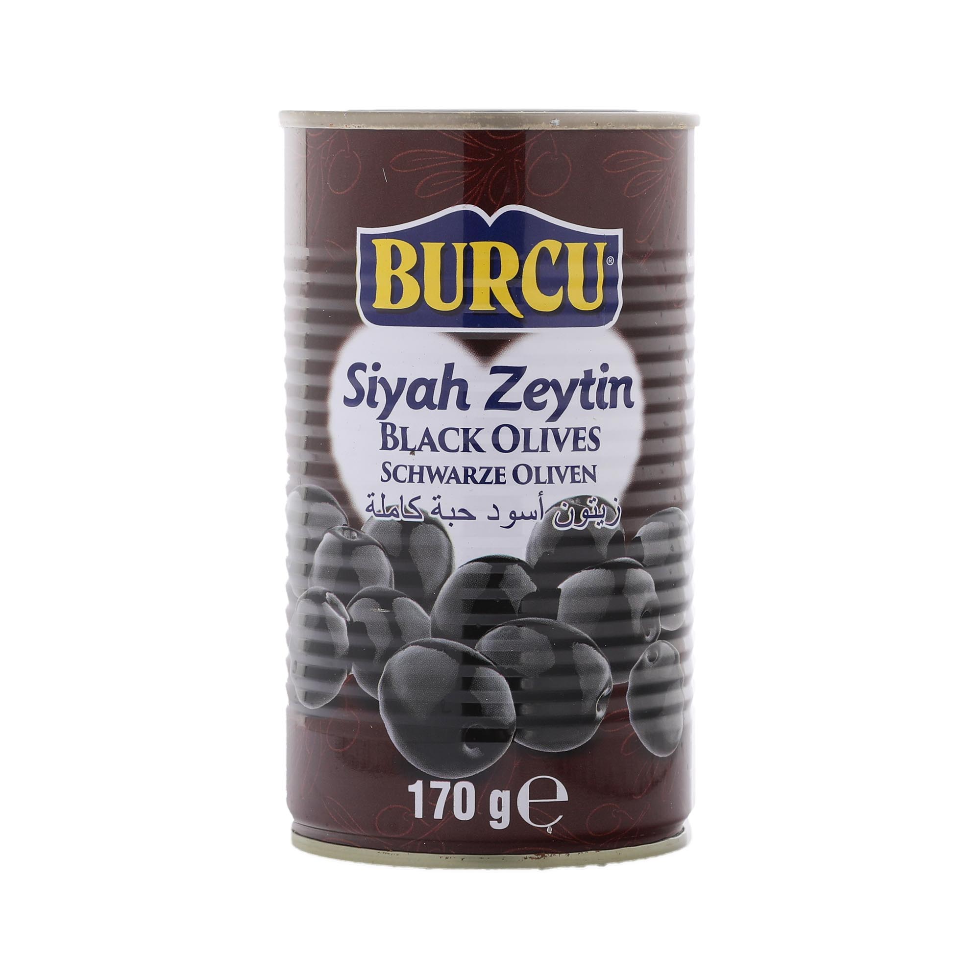 Оливки черные Burcu Цельные 170 г