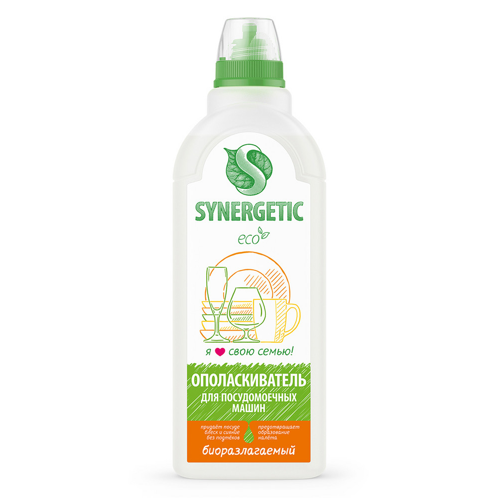 Ополаскиватель для посудомоечной машины Synergetic, 750 мл