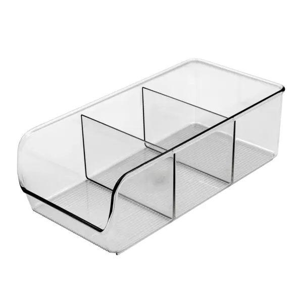 Органайзер для холодильника KONSENSA 27.9x13.9x8.9 см пластик прозрачный