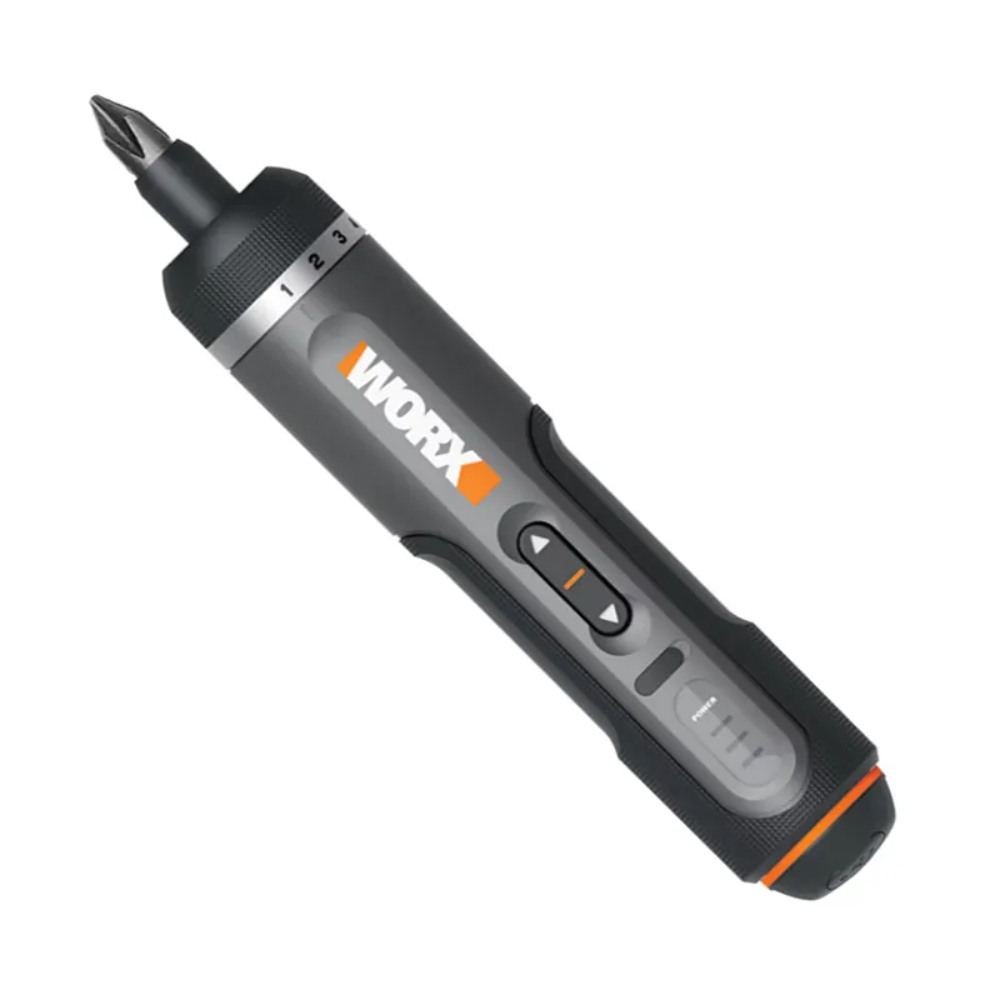 Отвертка аккумуляторная Worx WX242, 4В, 5Нм, 2Ач, набор оснастки.