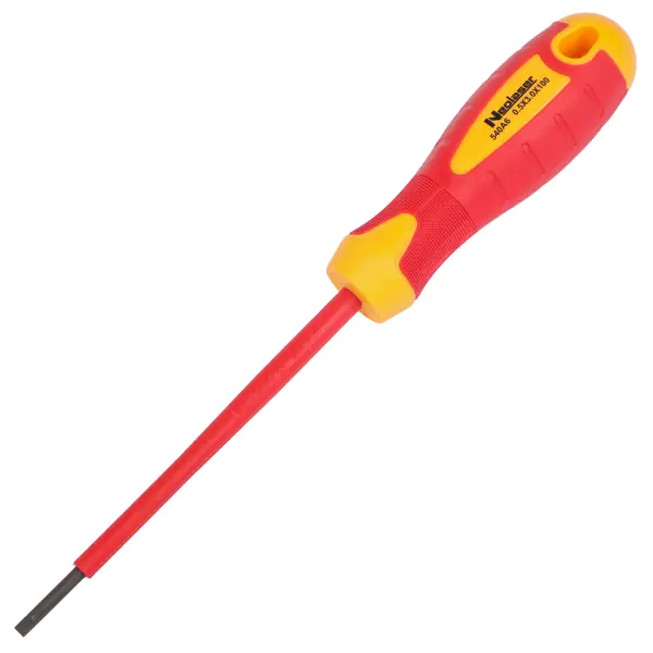 Отвертка прямая диэлектрическая Neolaser NLH2304 SL3x100 мм