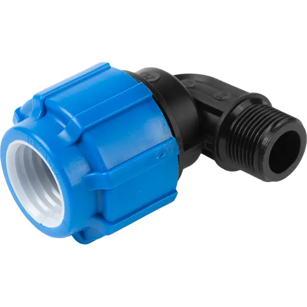 Отвод комбинированный 90° ПНД ТПК-Аква 3/4"x32 мм НР 50013234