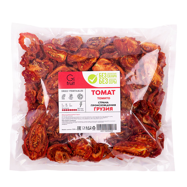 Овощи сушеные Gifruit Томат, 500 г