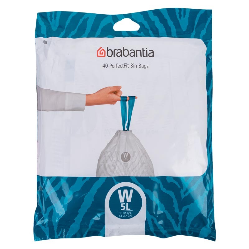 Пакет пластиковый Brabantia W 5Л 40 шт