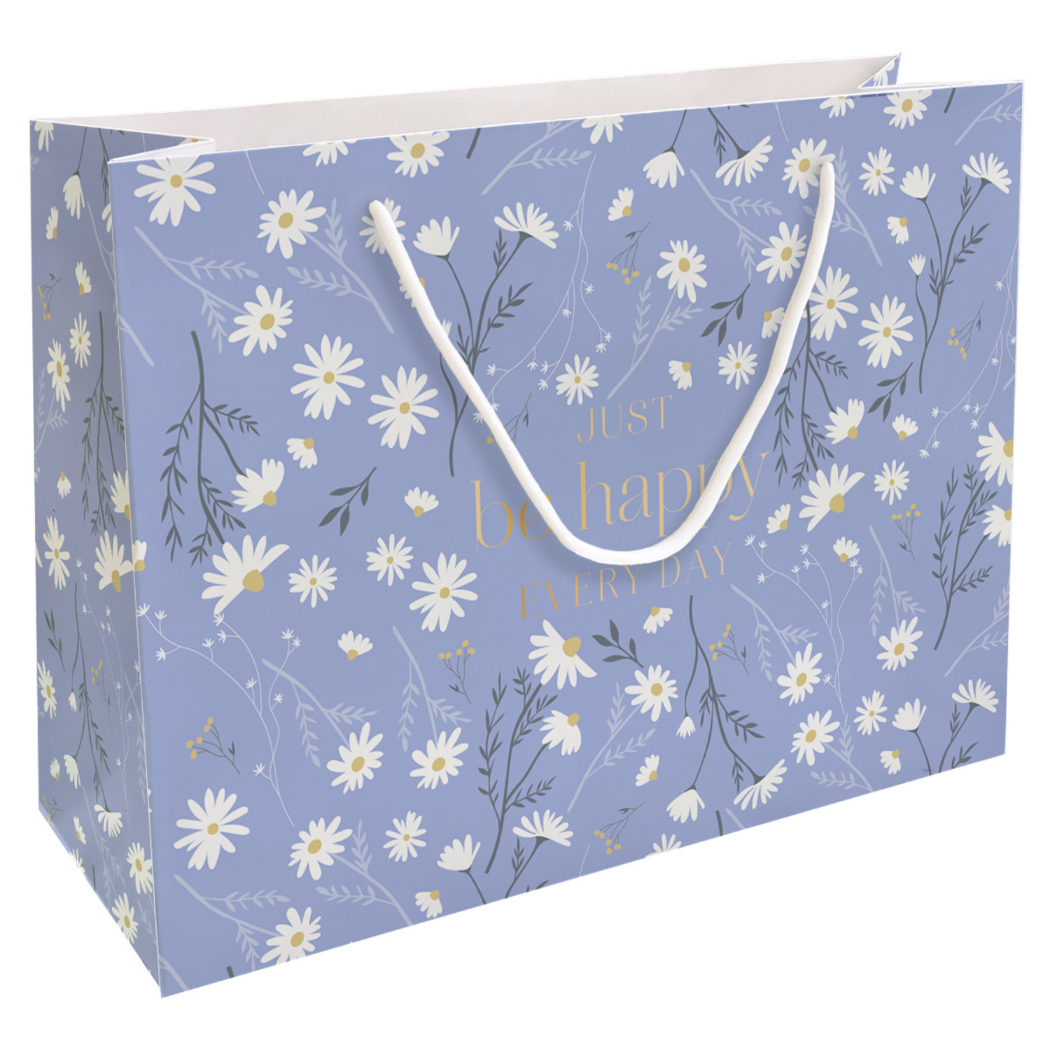 Пакет подарочный Be Smart Fleurs ромашки 36х26 см