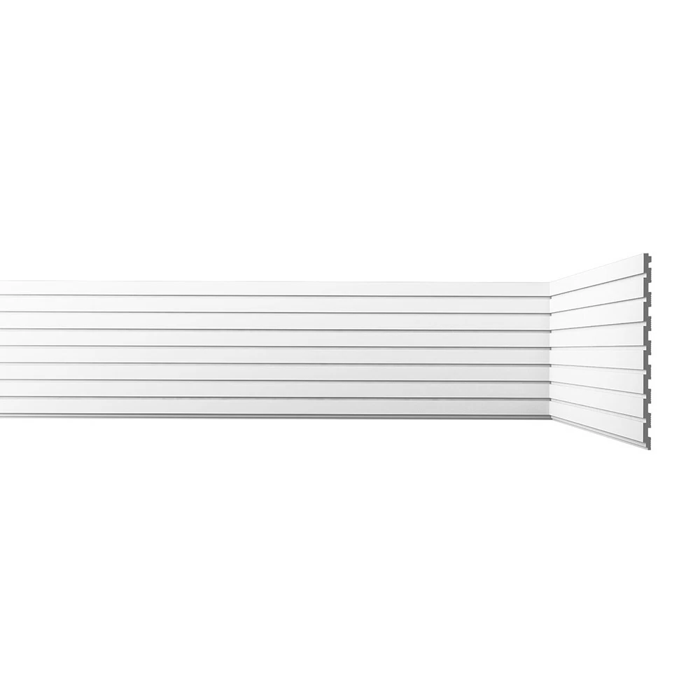 Панель декоративная из экополимера 200х2600х8 мм Bello Deco XPS СП 06/2.6 белая 0,52 кв.м