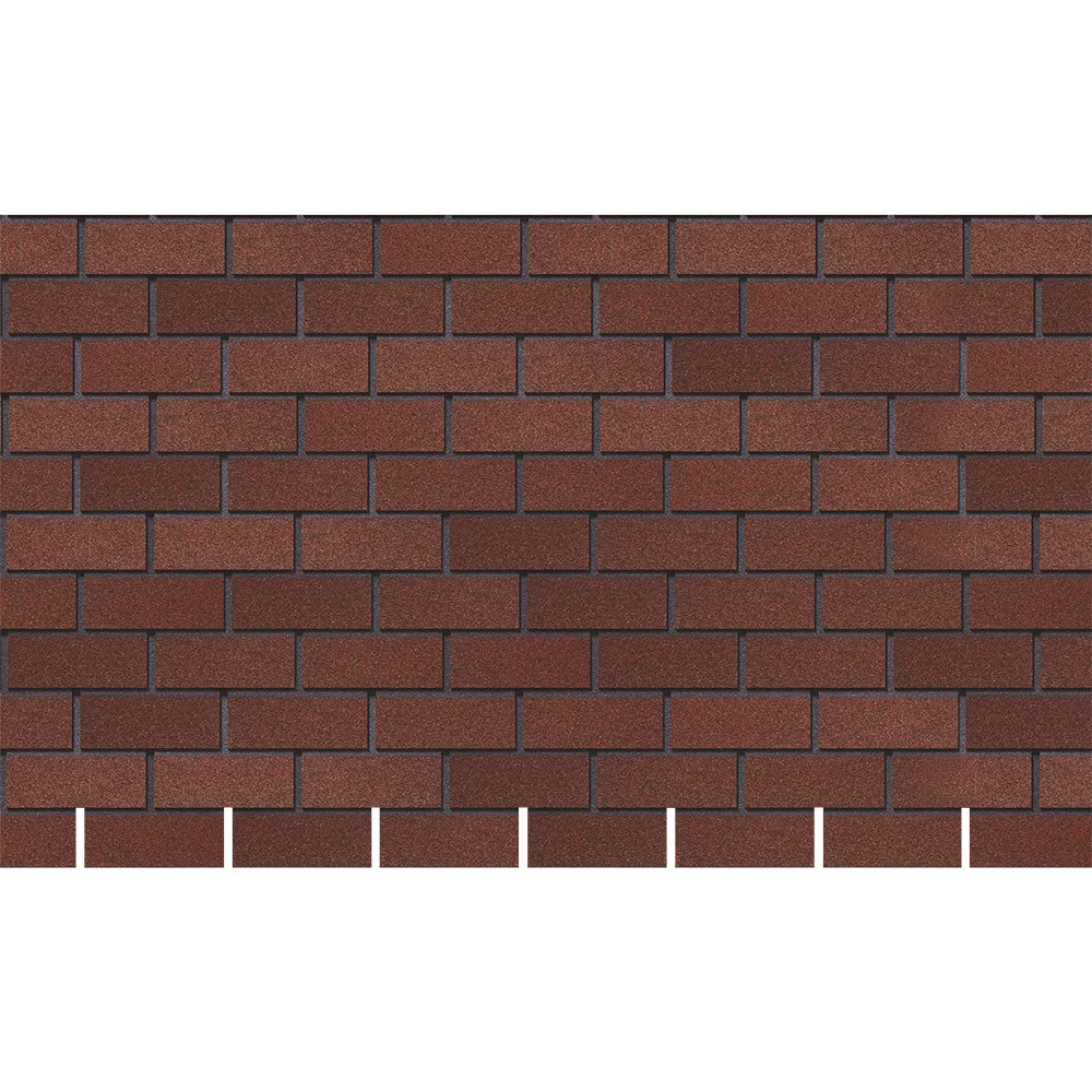 Панель фасадная гибкая Docke Standard Brick 1000х250 мм красная 2,5 кв.м