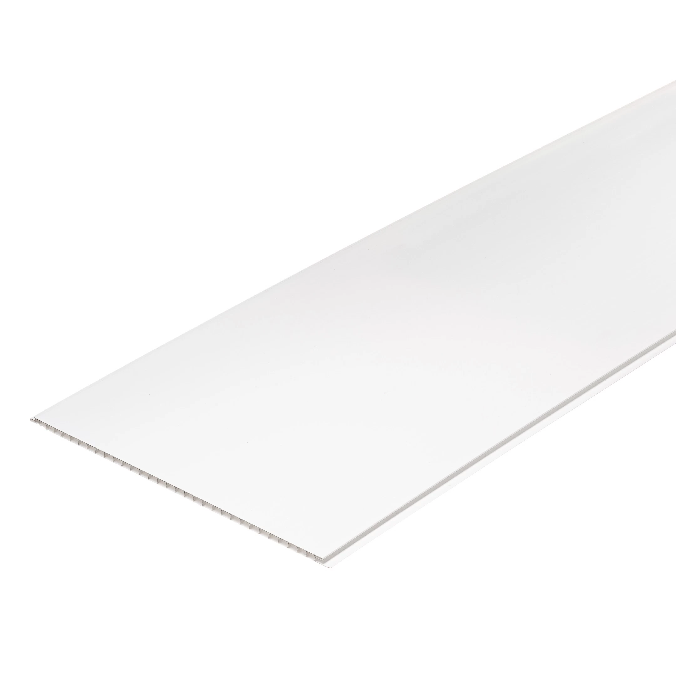 Панель ПВХ 250х2700х9 мм Stella Light глянцевая белая 0,67 кв.м