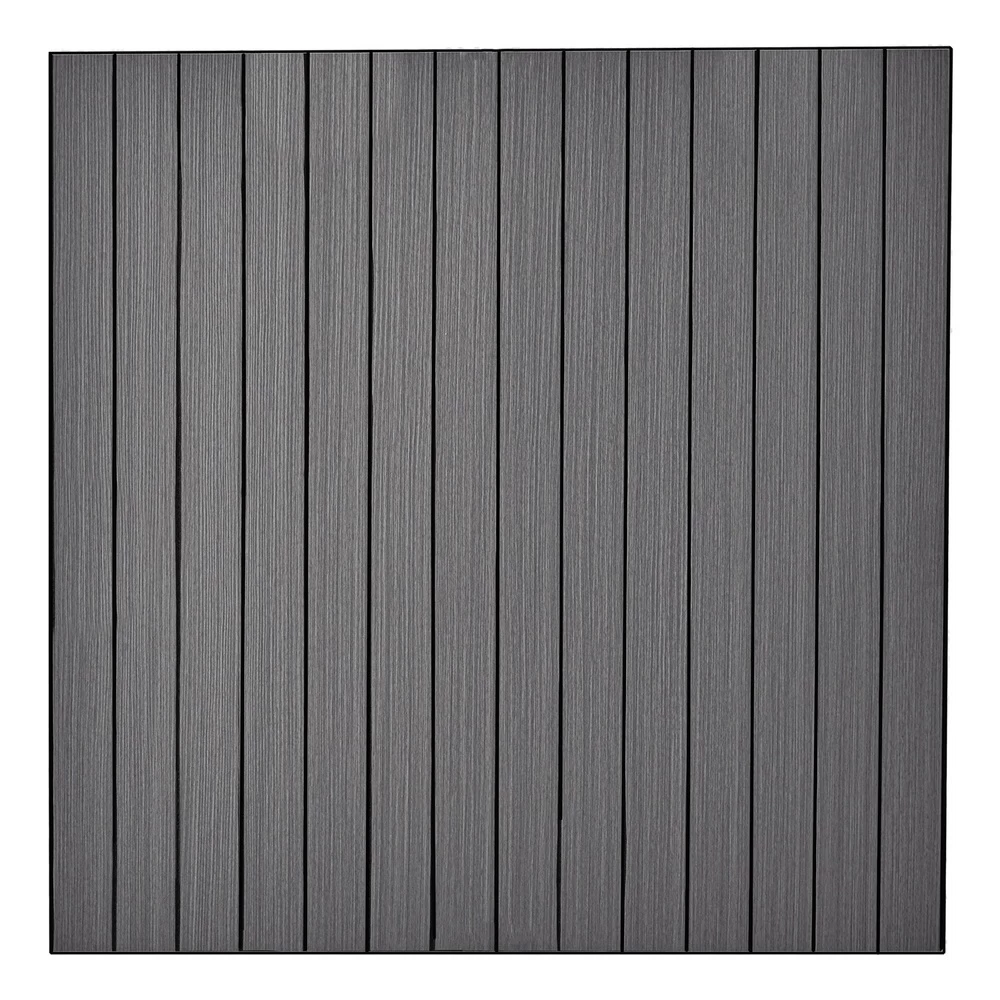 Панель самоклеящаяся ПВХ 600х600х2,5 мм Lako decor серая 1,8 кв.м (5 шт.)