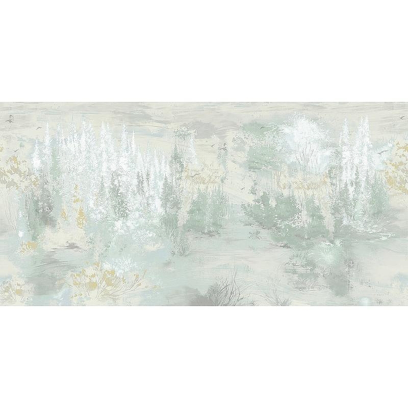 Панно Hygge Winter Moments Hg33 006 (1п) Флизелин (1*3) Бирюзовый/Бежевый, Пейзаж