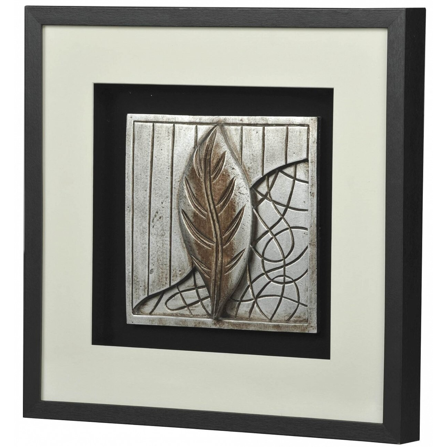 Панно Mart Gallery Волшебный лист 2 50х50х6 см