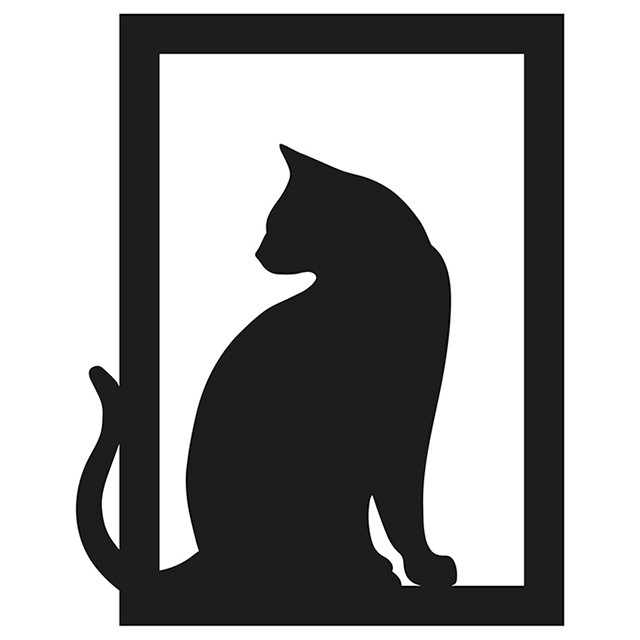 панно садовое модульное Кошка 2