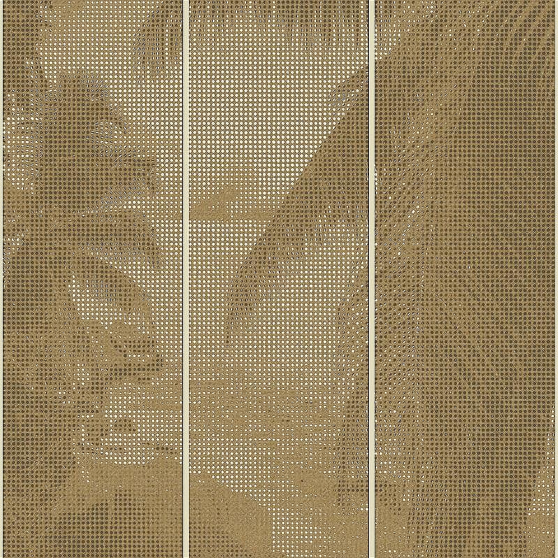 Панно Zambaiti Parati Trussardi VII 18978 Винил на флизелине (3*3) Коричневый, Деревья/Полоса