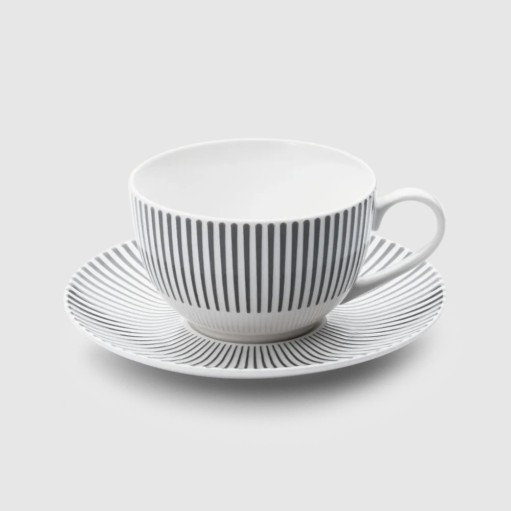 Пара чайная Apollo Stripes round