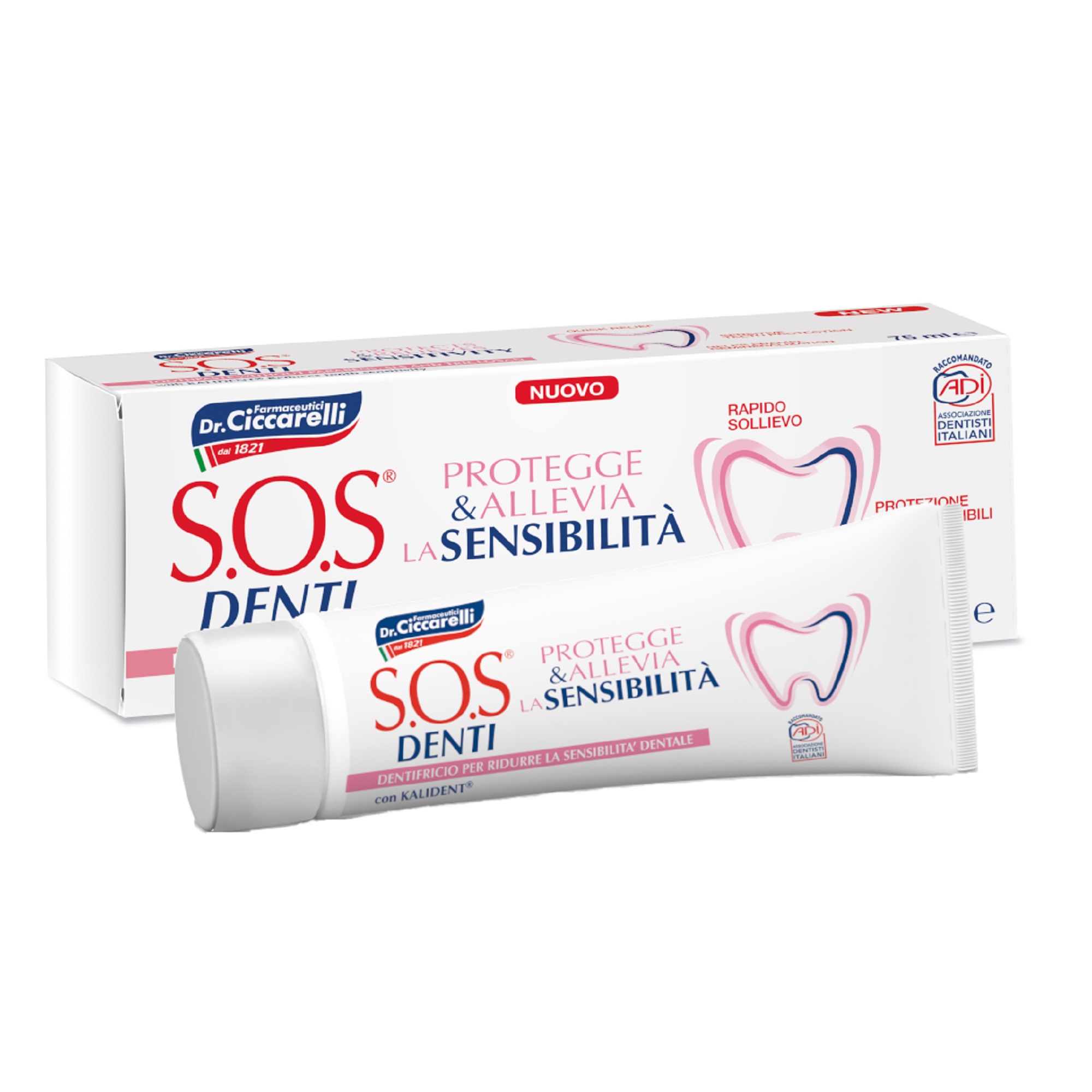 Паста зубная S.O.S. Denti Для чувствительных зубов 75мл