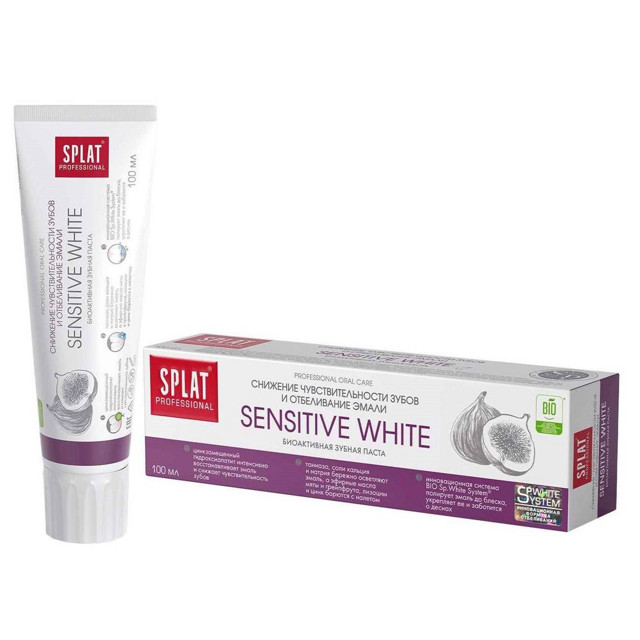 паста зубная SPLAT Professional Sensitive White 130г