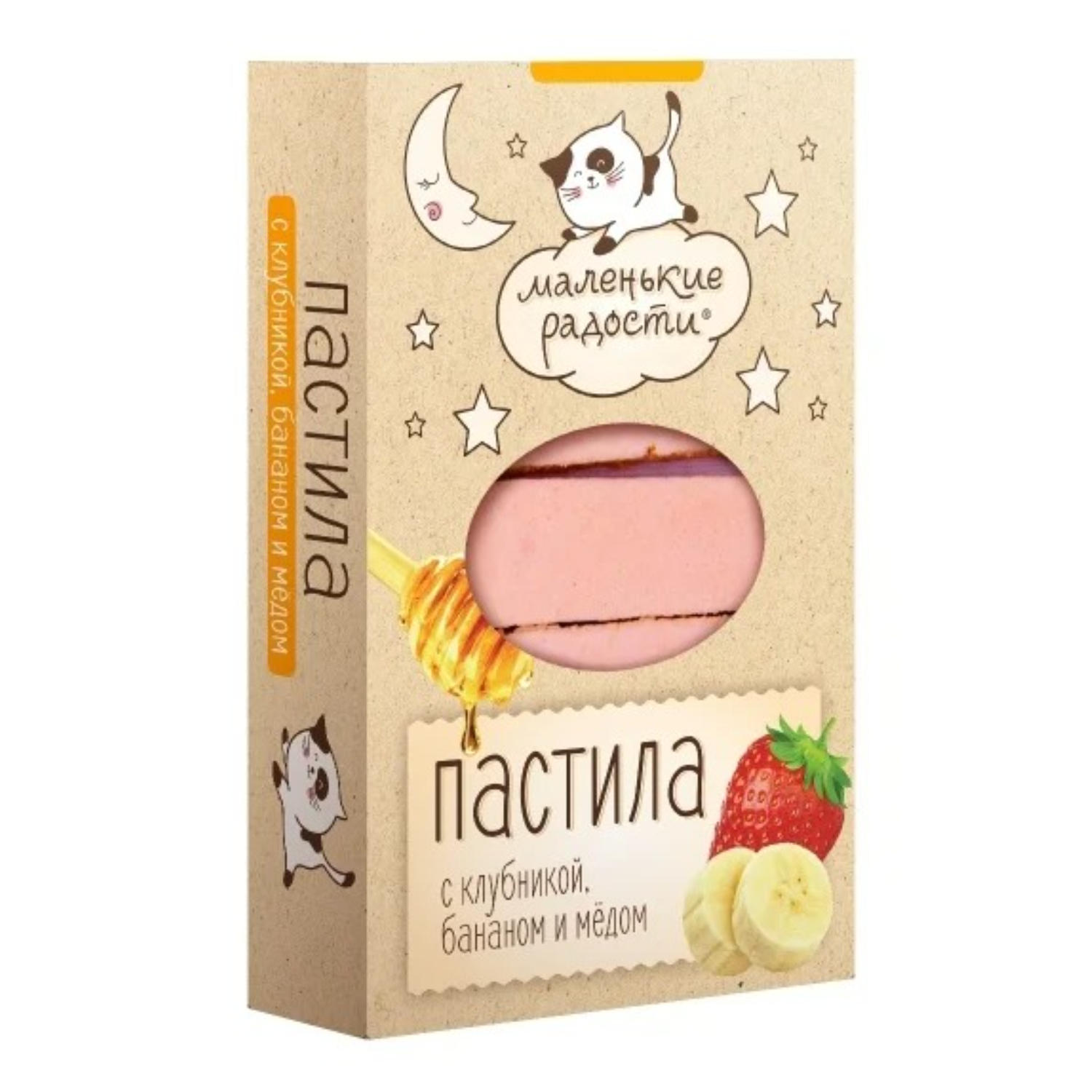 Пастила Частные пасеки Берестова клубника банан мёд 95 г