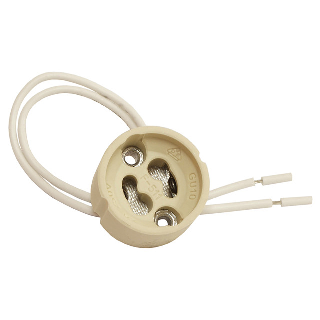 патрон DORI GU10 2А керамический бежевый