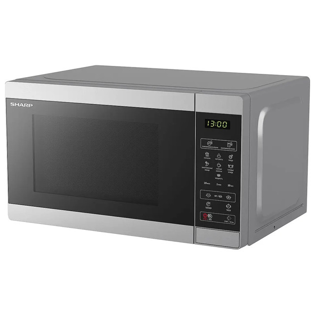 печь СВЧ SHARP R2800RSL 800Вт 20л серебристый