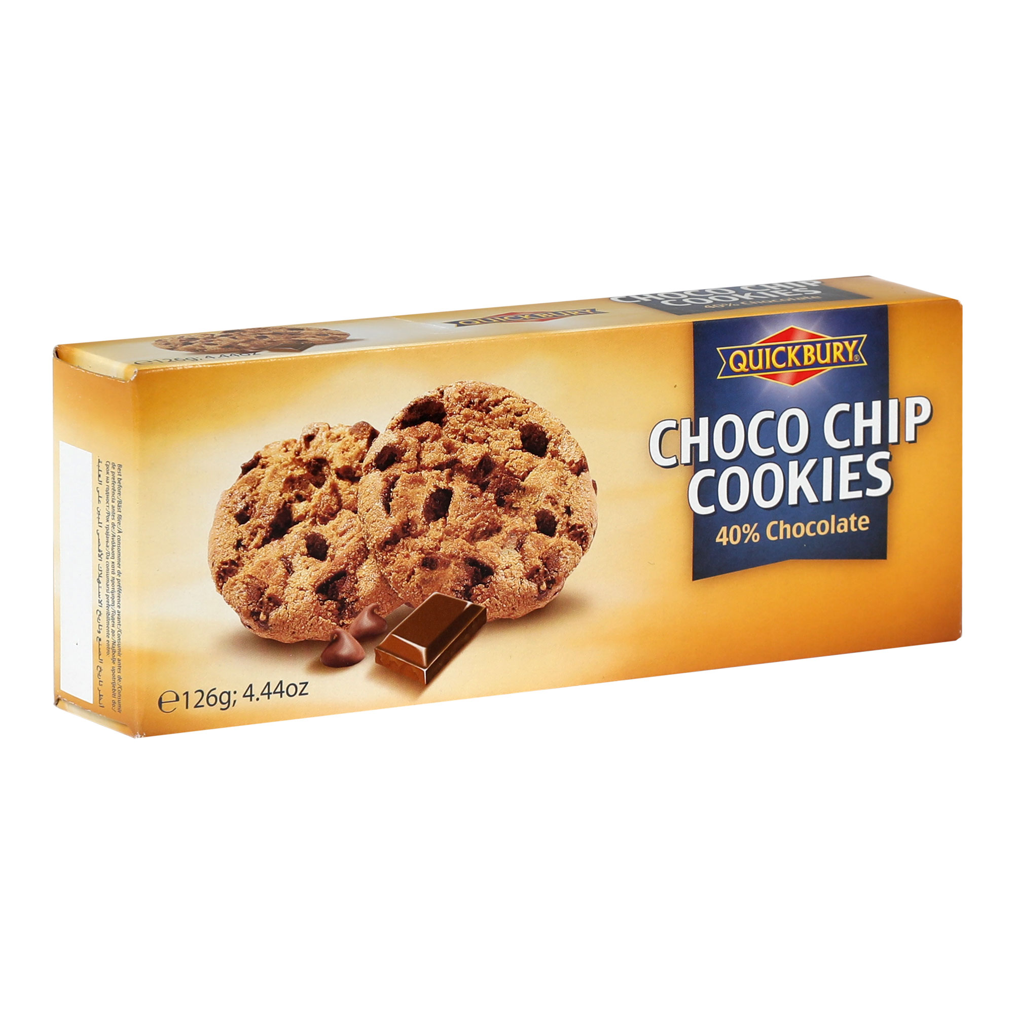 Печенье Quickbury с шоколадной крошкой 150 г