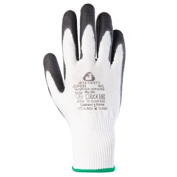 Перчатки полиэтиленовые Jeta Safety JCP031-XL размер 10/XL, обливные