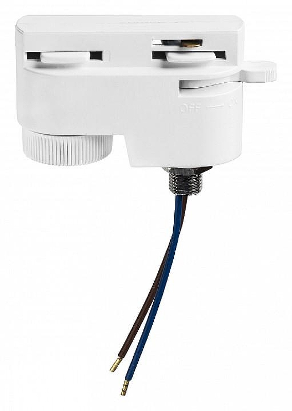 Переходник для трека Lightstar Barra 592006 цвет арматуры Белый