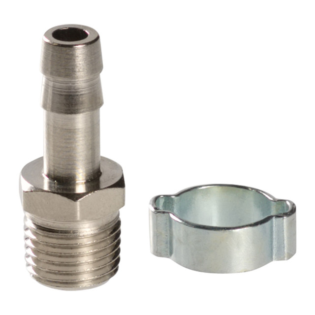 переходник FUBAG 1/4"M на елочку 8мм с обжимным кольцом 8x13мм