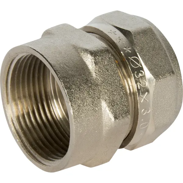 Переходник Valtec 1 1/4"x32 мм ВР никелированная латунь VTM.302