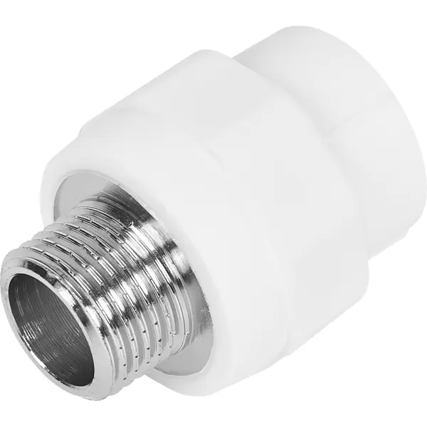 Переходник Valtec 1/2"x20 мм НР полипропилен VTP.701.0.02004
