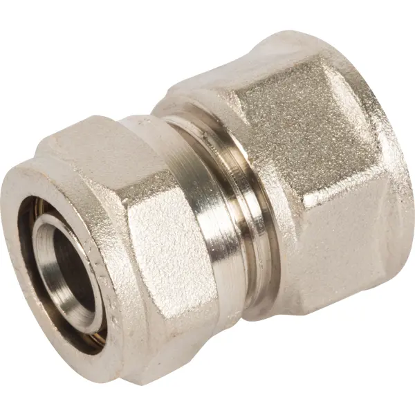 Переходник Valtec 3/4"x20 мм ВР никелированная латунь VTM.302